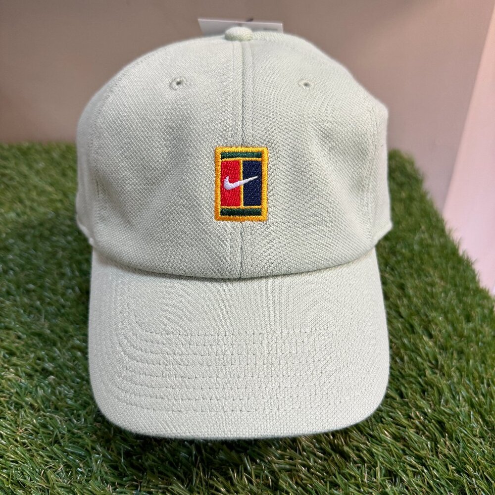 Nike Tennis Heritage 86 Court Logo Men's Tennis Hat Mint Green DJ6147-434 NEW